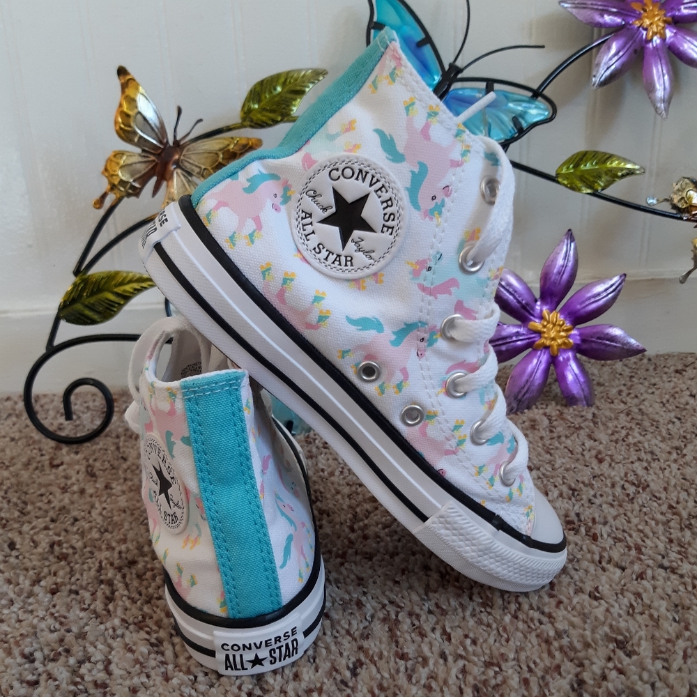 🍁Sale! Converse High Top Unicorn Sneakers sz 13